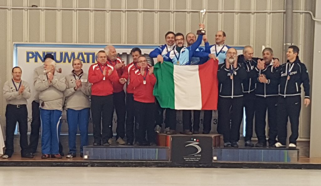 Curling, le finali del Campionato Over 50