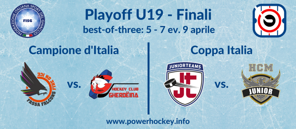 Junior League – U19: al via le finali Playoff e Coppa Italia