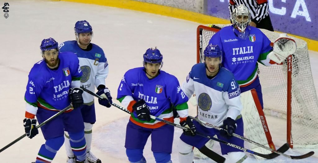 Hockey, col Kazakistan l’Italia si arrende nel finale