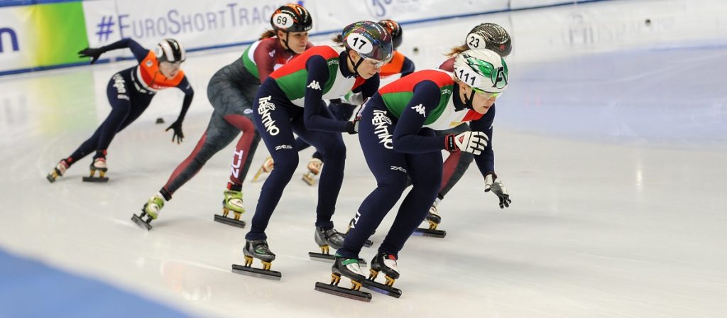 Short Track, a Dresda staffetta femminile in finale A